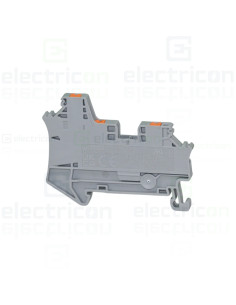 Clemă șir de trecere, 3 conexiuni, 2,5 mm², gri, PTV 2,5 TWIN, Phoenix Contact, 1078966