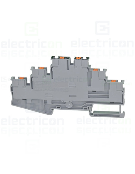 Clema șir, cu 3 etaje, 6 conexiuni, 0,14-4 mm²,gri, PT 2,5-3PV, Phoenix Contact, 3210512