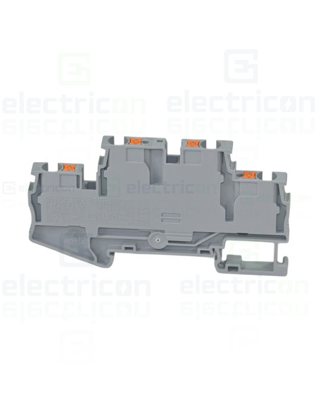 Clema șir, cu 2 etaje, 4 conexiuni, 0,2 - 4 mm²,gri, PTTB 4, gri, Phoenix Contact, 3211786