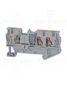 Clema șir, de trecere, 3 conexiuni, 4 mm²,gri, PT 4-TWIN, Phoenix Contact, 3211771 2