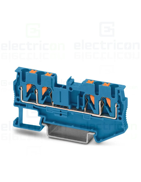 Clema șir, de trecere, 4 conexiuni, 0,14-4 mm²,albastru, PT 2,5-QUATTRO-BU, Phoenix Contact, 3209581