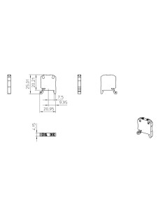 Clemă șir, micro format, 2 conexiuni, 1,5 mm². albastru, MP 1,5 BU, Phoenix Contact, 3248152 2