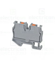 Clemă șir,de trecere,2 conexiuni, 4 mm². gri, MPT 4, Phoenix Contact, 3249000