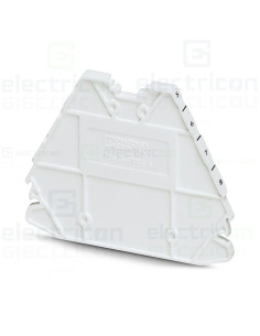 Element terminal pentru clemele șir, seria PTRV, cu 4 etaje, alb, DP-PTRV 4 WH 1-8, Phoenix Contact, 1117529