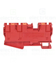 Clema șir, de trecere, 3 conexiuni, 10 mm²,roșu, PT 10 TWIN RD, Phoenix Contact, 1375409