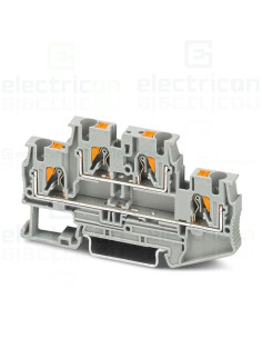 Clema șir, cu 2 etaje, 4 conexiuni, 0,2 - 4 mm², roșu, PTTB 4-RD, Phoenix Contact, 3211791