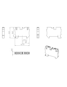 Clema șir, 2 conexiuni,6 mm²,portocaliu, PT 6-OG, Phoenix Contact, 3211820 2