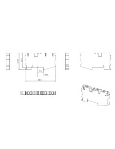 Clema șir, de trecere, 3 conexiuni, 10 mm²,negru, PT 10 TWIN BK, Phoenix Contact, 1375410 2