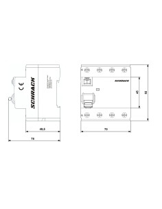 Intreruptor RCCB 63A/300mA Schrack - AR066130 2