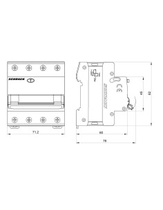 Siguranta RCBO 13A/30mA Schrack - AK667813 2