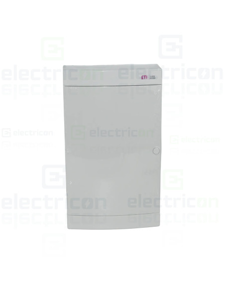 Tablou multimedia, aparent, 36 module (3x12), ușă albă, IP40, ECT36MEDIAPO, ETI, 001100213