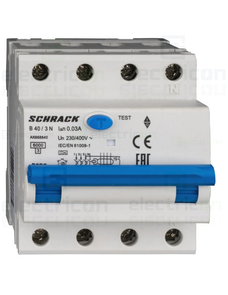 Siguranta RCBO 40A/30mA Schrack - AK668840