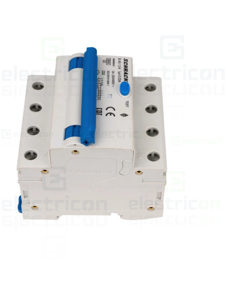 Siguranta Diferentiala B 40A 3P+N , RCBO , 30mA, 6kA , tip A , Amparo, Schrack, AK668840