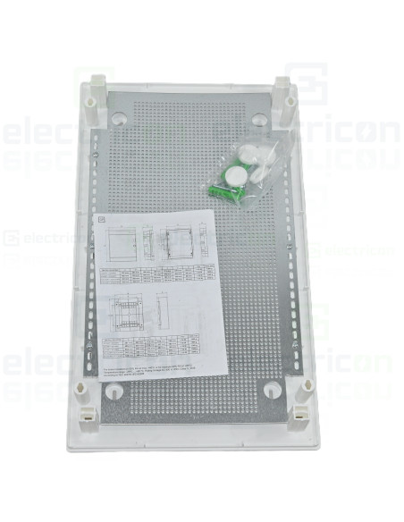 Tablou multimedia, aparent, 36 module (3x12), ușă albă, IP40, ECT36MEDIAPO, ETI, 001100213