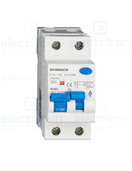 Siguranta RCBO 13A/30mA Schrack - AK667613