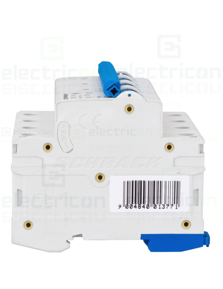 Siguranta automata (disjunctor) , MCB, 3P+N , curba C ,63A, 6kA, curba C, Amparo, Schrack, AM617863