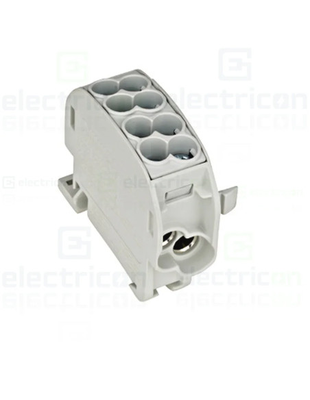 Clema de derivatie Cu-Al, 25mmp, 1P. izolata-gri, Schrack, IKA26110