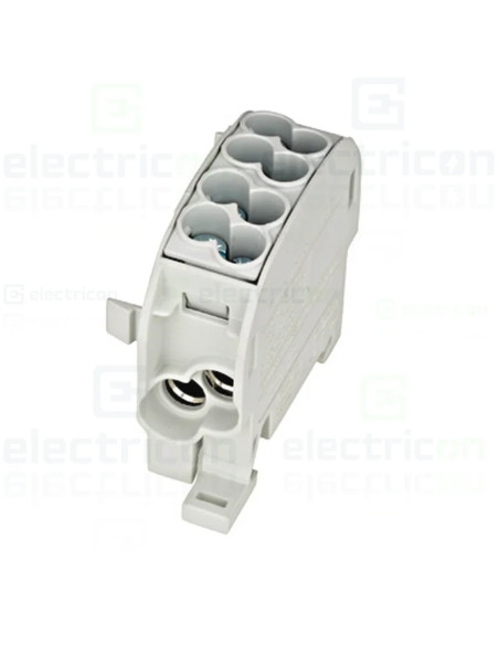 Clema de derivatie Cu-Al, 25mmp, 1P. izolata-gri, Schrack, IKA26110