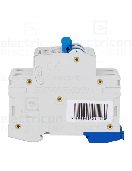 Siguranta automata (disjunctor) , MCB, 1P+N , curba B,10A, 6kA, curba B, Amparo, Schrack, AM618610