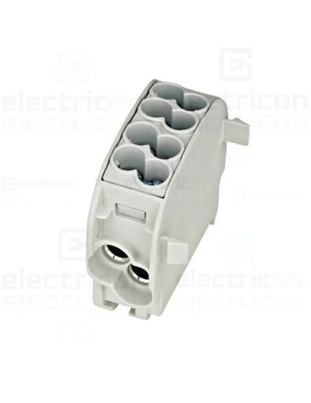 Clema de derivatie Cu-Al, 25mmp, 1P. izolata-gri, Schrack, IKA26110