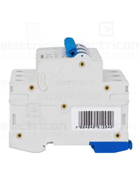 Siguranta automata (disjunctor) , MCB, 3 poli, curba B, 25A, 6kA, curba B, Amparo, Schrack, AM618325