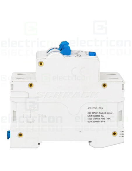 Siguranta diferentiala RCBO, B13, 13A 1P+N, 6kA, 30mA, tip A, AMPARO, Schrack, AK668613