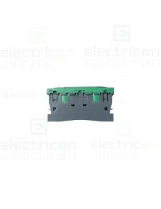 Priza dubla shucko pentru canal cablu, 45mm, 16A, verde, QuickConnect, Gallery, Hager, WXF472V 2