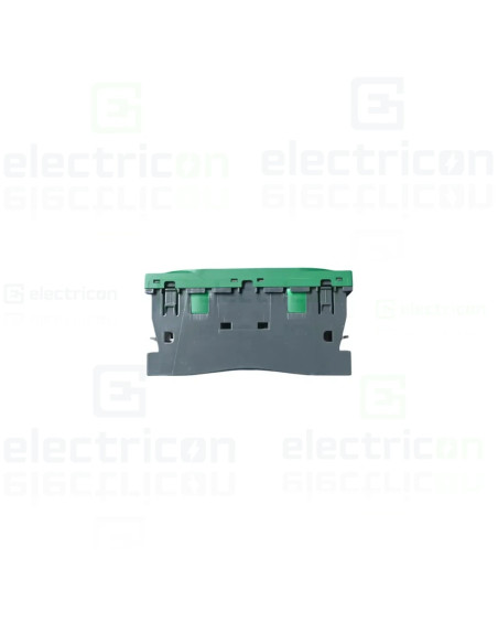 Priza dubla shucko pentru canal cablu, 45mm, 16A, verde, QuickConnect, Gallery, Hager, WXF472V