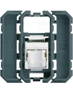 Mecanism priza date, RJ45, cat5e, UTP, Gallery, Hager, WXF221