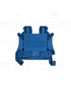 Clema șir cu șurub, 2PT, 2 conexiuni, 6 mm², albastru, UT 6 BU, Phoenix Contact, 3044144 2