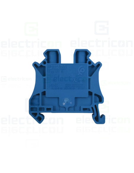 Clema șir cu șurub, 2PT, 2 conexiuni, 6 mm², albastru, UT 6 BU, Phoenix Contact, 3044144