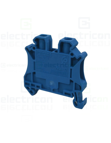 Clema șir cu șurub, 2PT, 2 conexiuni, 6 mm², albastru, UT 6 BU, Phoenix Contact, 3044144