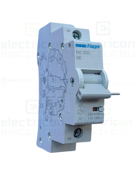 Bobina de declanșare siguranta 110-415 VAC/DC, Hager, MZ203