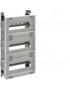Set de rack-uri pentru tablouri Hager Orion, 3 randuri de 12 module, dimensiuni 500x300 mm, Hager, FL981A