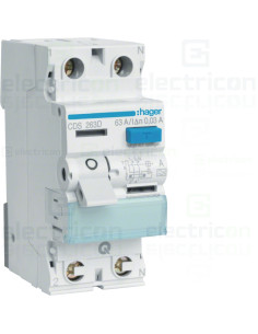 Intreruptor RCCB 63A/30mA Hager - CDS263D