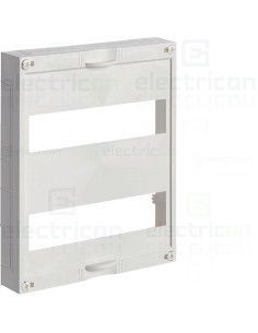 Carcasă pentru tablouri Hager FWU si FWB, 24 module, 2 randuri, distanta intre sine 125mm, 300x250 mm, universN, Hager, US21A3