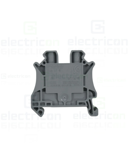 Clema șir cu șurub, 2PT, 2 conexiuni, 6 mm², gri, UT 6 , Phoenix Contact, 3044131