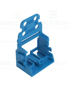 Suport de montare cu detensionare pentru conectori cu 10 fire,4mm,pentru montare cu surub albastru, Wago, 221-509/000-006