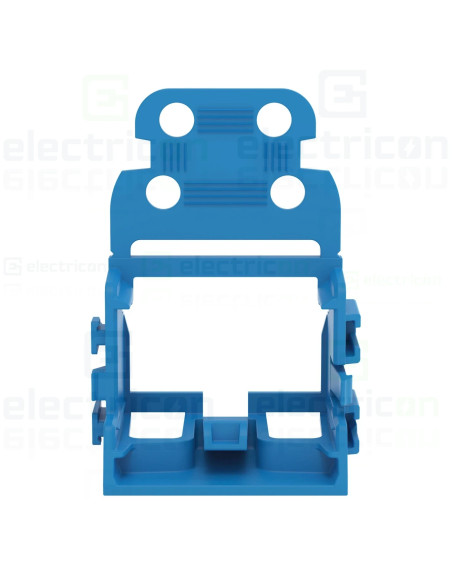 Suport de montare cu detensionare pentru conectori cu 10 fire,4mm,pentru montare cu surub albastru, Wago, 221-509/000-006