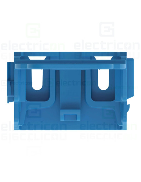 Suport de montare cu detensionare pentru conectori cu 10 fire,4mm,pentru montare cu surub albastru, Wago, 221-509/000-006