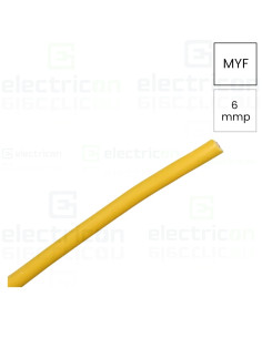 Conductor H07V-K 1x 6mm² (MYF 1x6) galben