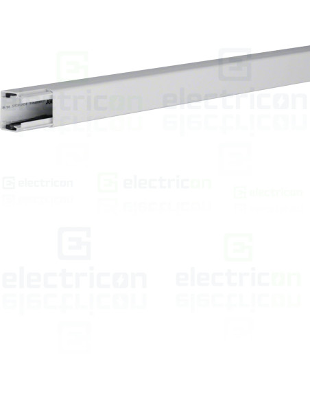 Canal cablu PVC, LF 30x30 mm, gri deschis, Hager, LF3003007035