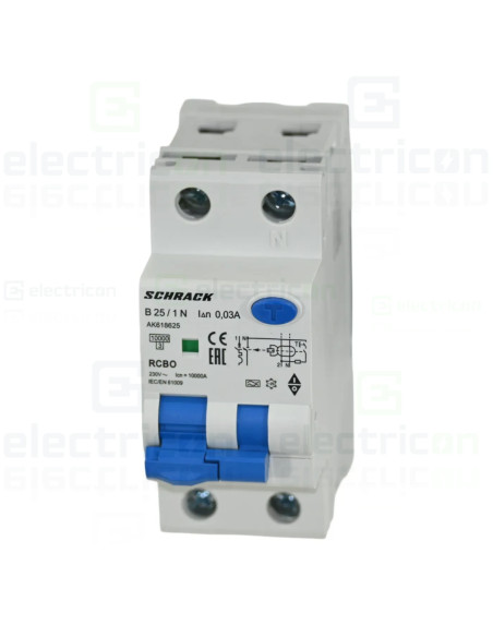 Intreruptor diferential 25A Schrack - AK618625