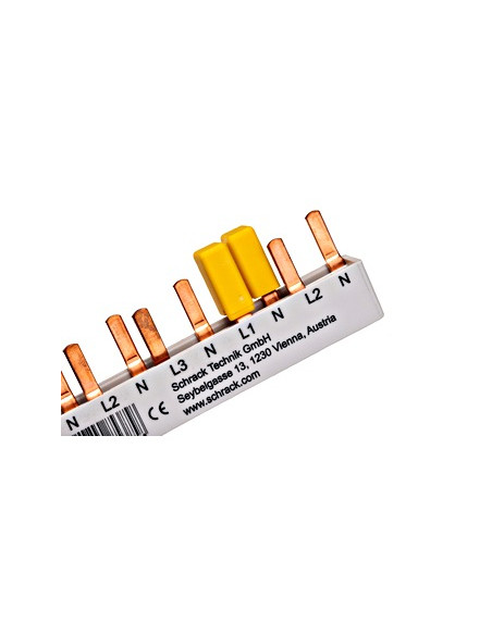 Capac de protectie galben pentru bara de pin pe 1 MW