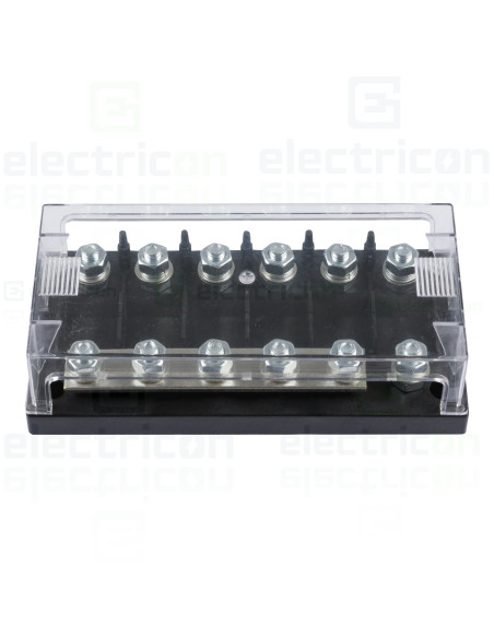 Suport sigurante fotovoltaice tip Mega Fuse, cu 6 poziții și bară de distribuție de 500 A, Victron Energy, CIP050060000