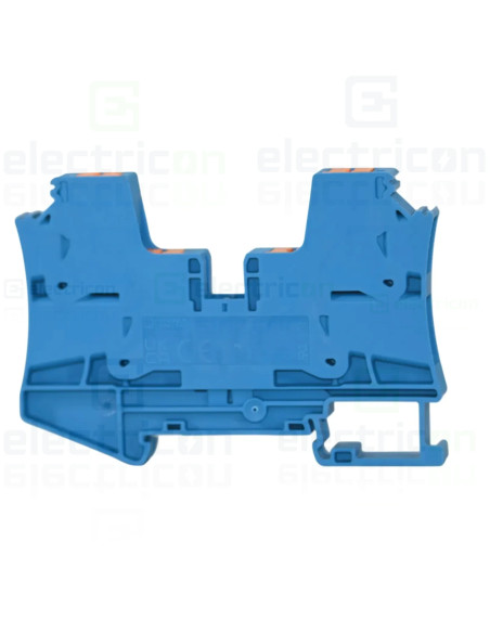 Clemă șir de trecere, 4 conexiuni, 6 mm², albastru, PTV 6 QUATTRO BU, Phoenix Contact, 1116740