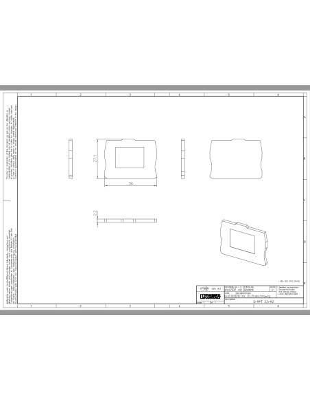 Clemă șir de trecere, 4 conexiuni, 6 mm², albastru, PTV 6 QUATTRO BU, Phoenix Contact, 1116740