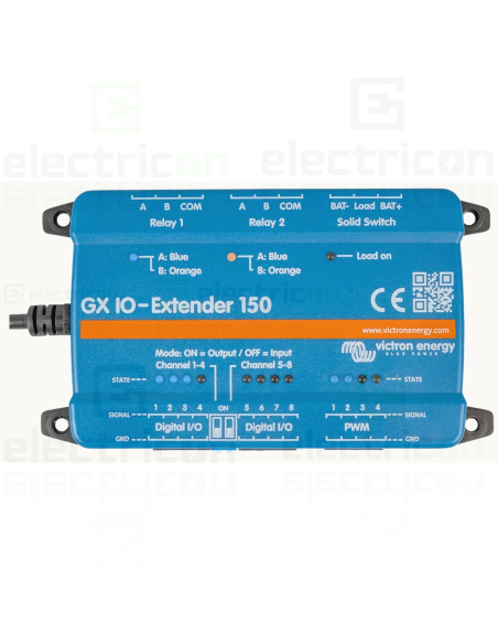 Dispozitiv de monitorizare temperatură baterie, cu touch screen, IP67, cu conectica, CANvu GX, Victron Energy, BPP900700100