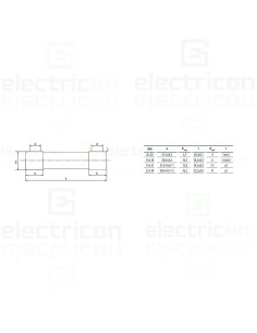 Siguranta fuzibila CH 14x51 2