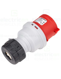 Fișă industriala, CEE fix, 5 poli, 32A, 400V, IP44, cu inversarea fazelor, Schrack, YY734532 2